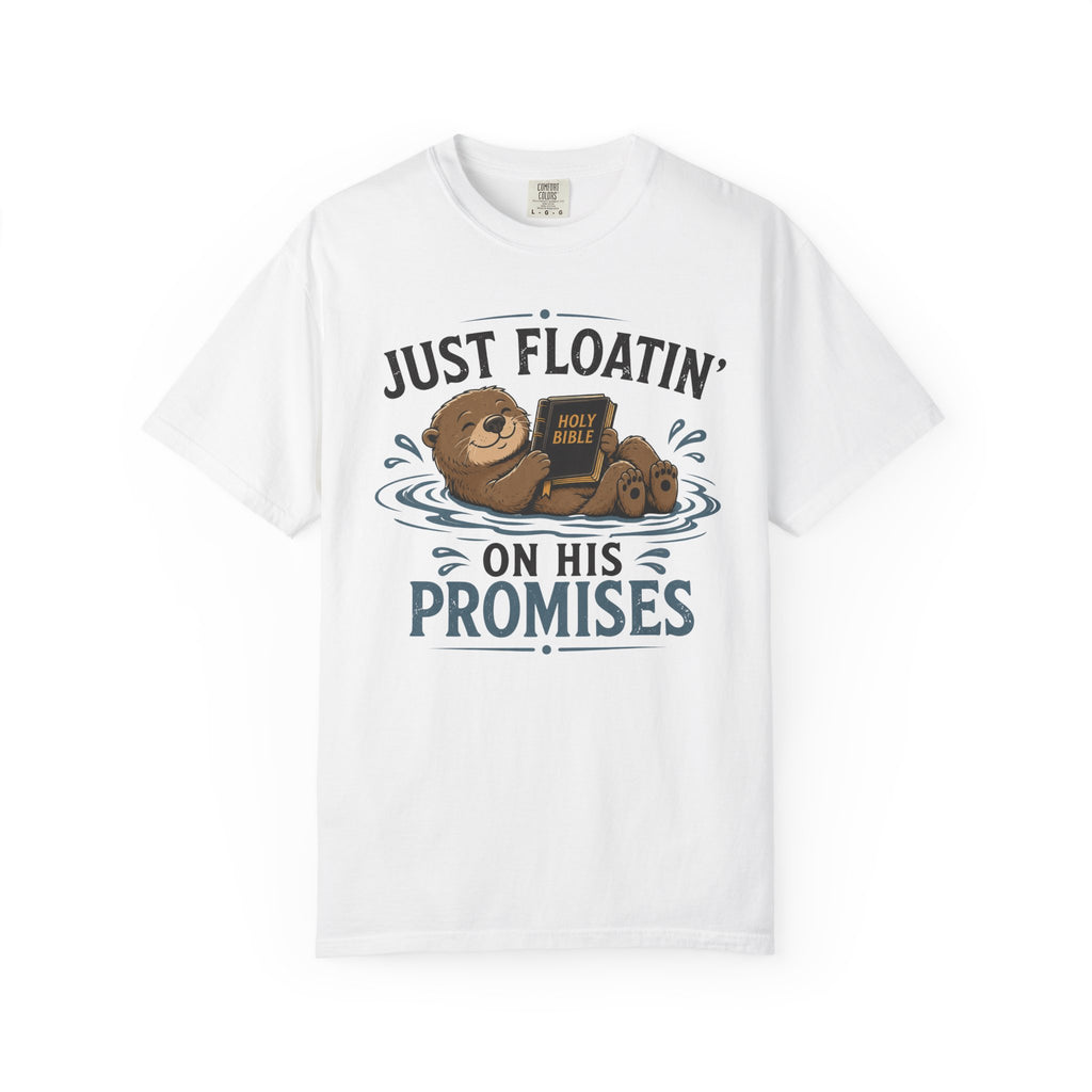 Floatin On God's Promises - Christian Humour Tee
