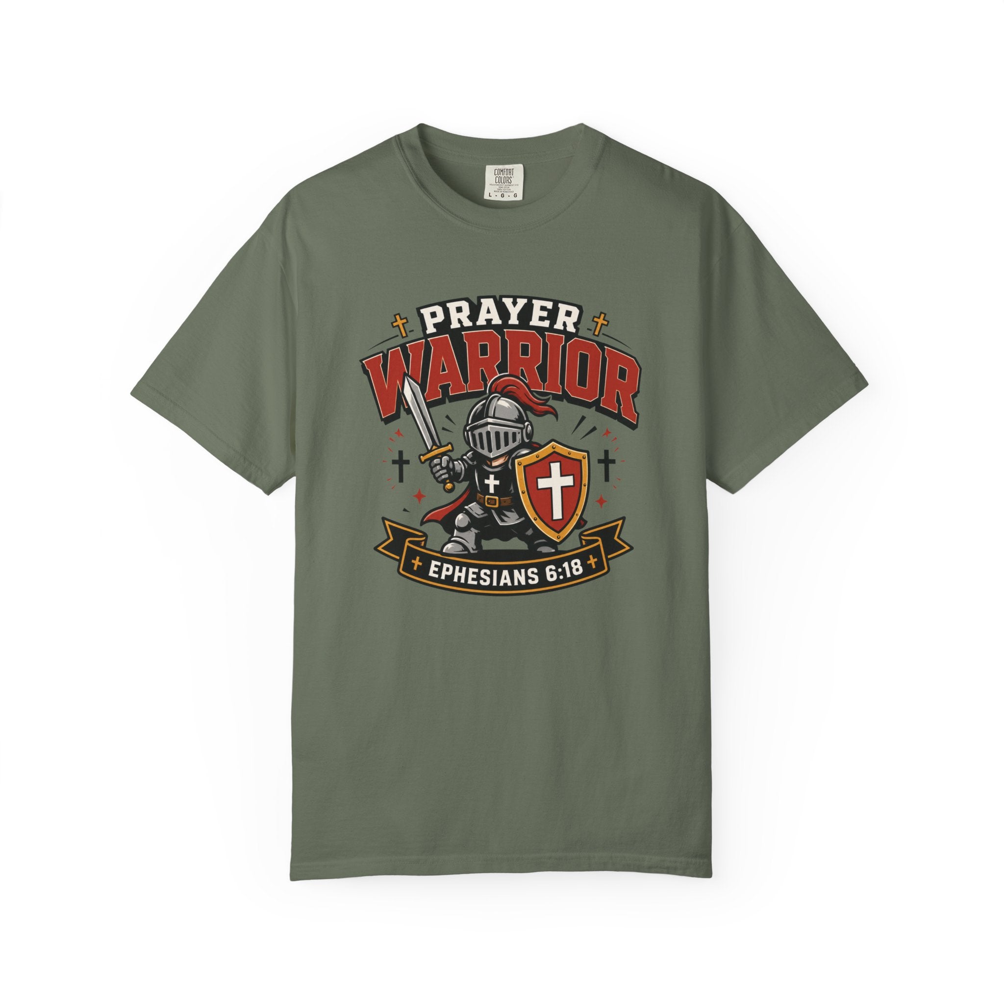 Prayer Warrior Shirt | Christian Knight T-Shirt