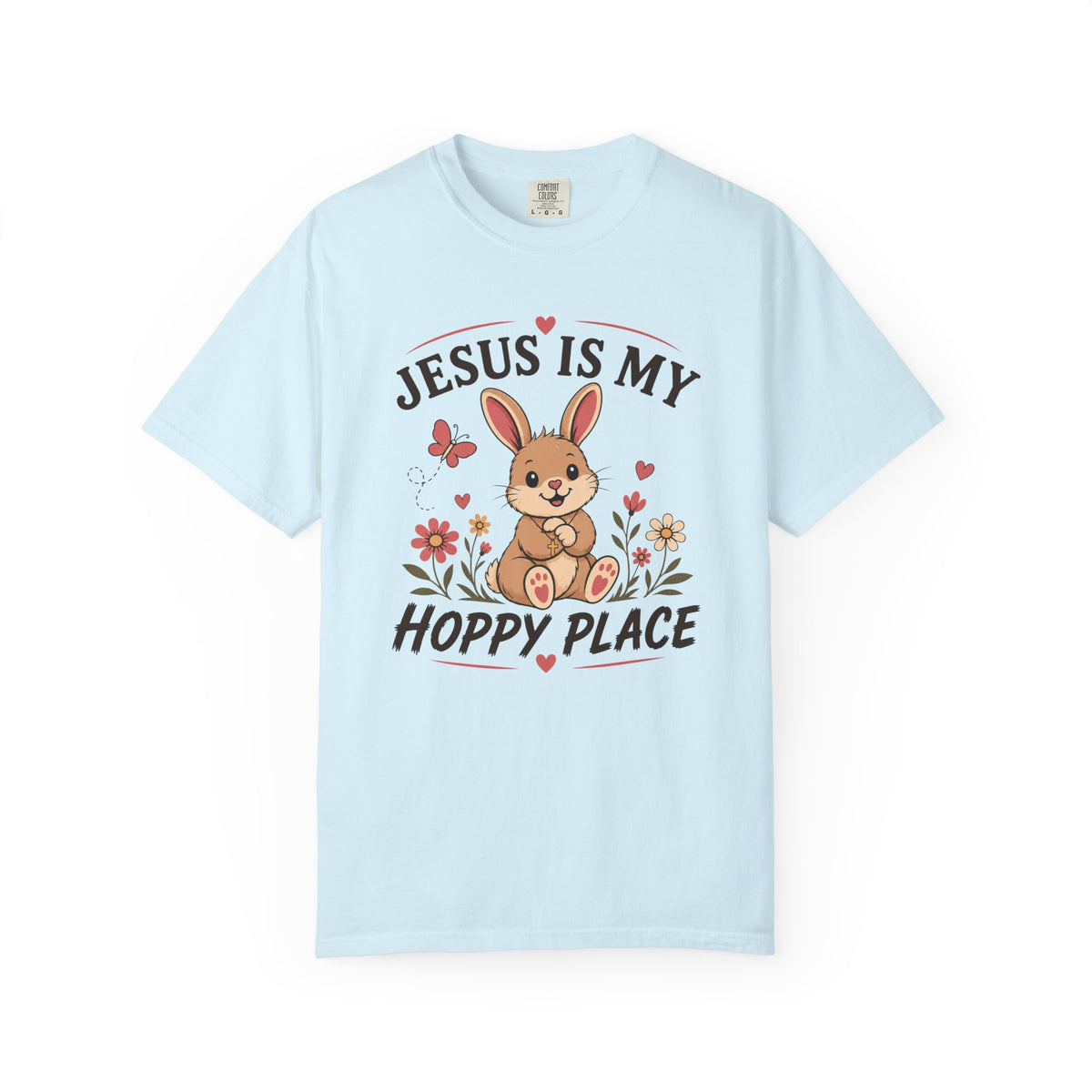 Jesus Is My Hoppy Place - Christian Humour Tee
