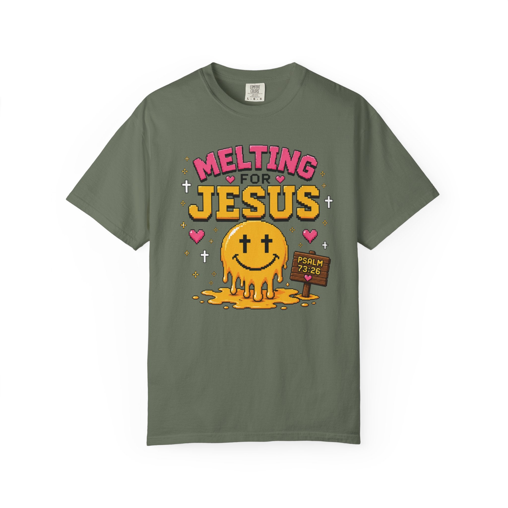 Melting For Jesus Shirt | Christian Smiley Face Tee