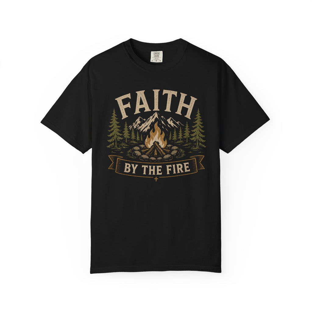 Faith By The Fire - Christian Outdoors Tee