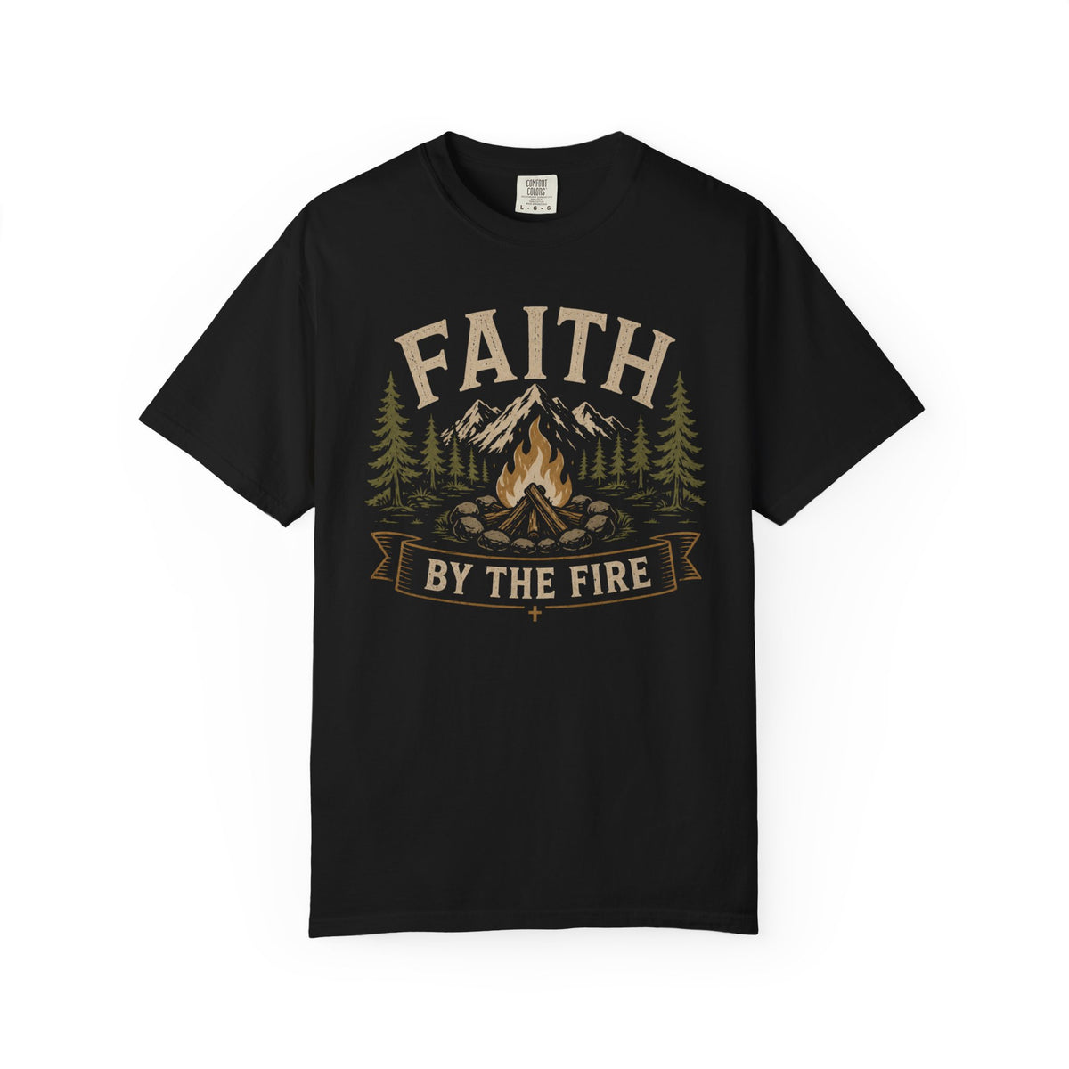 Faith By The Fire - Christian Outdoors Tee