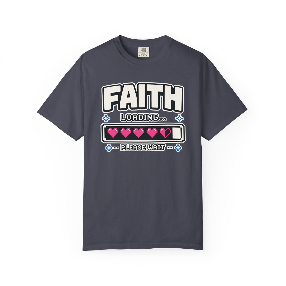 Faith Loading... Please Wait | Christian Gamer T-Shirt