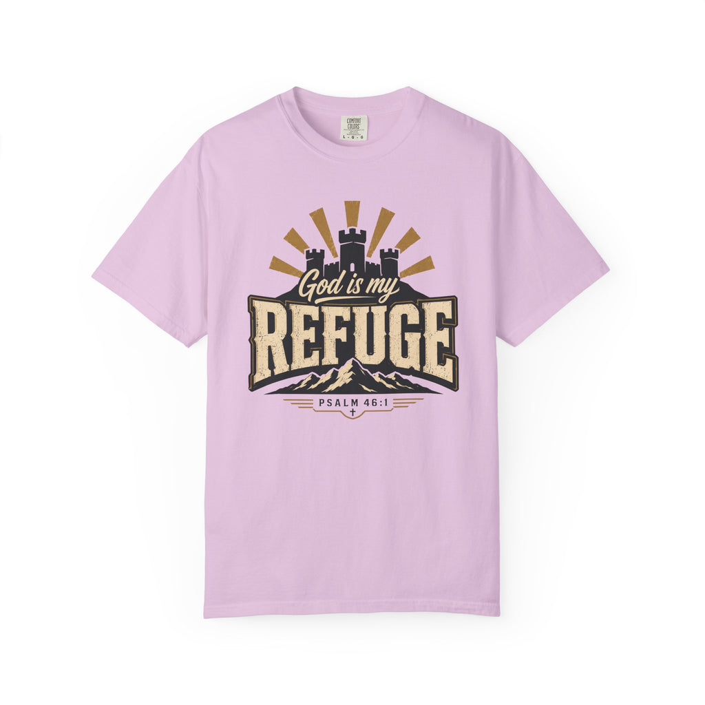 God Is My Refuge - Christian Tee