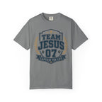 Team Jesus 07 Shirt | Captain For Life Christian Varsity Tee