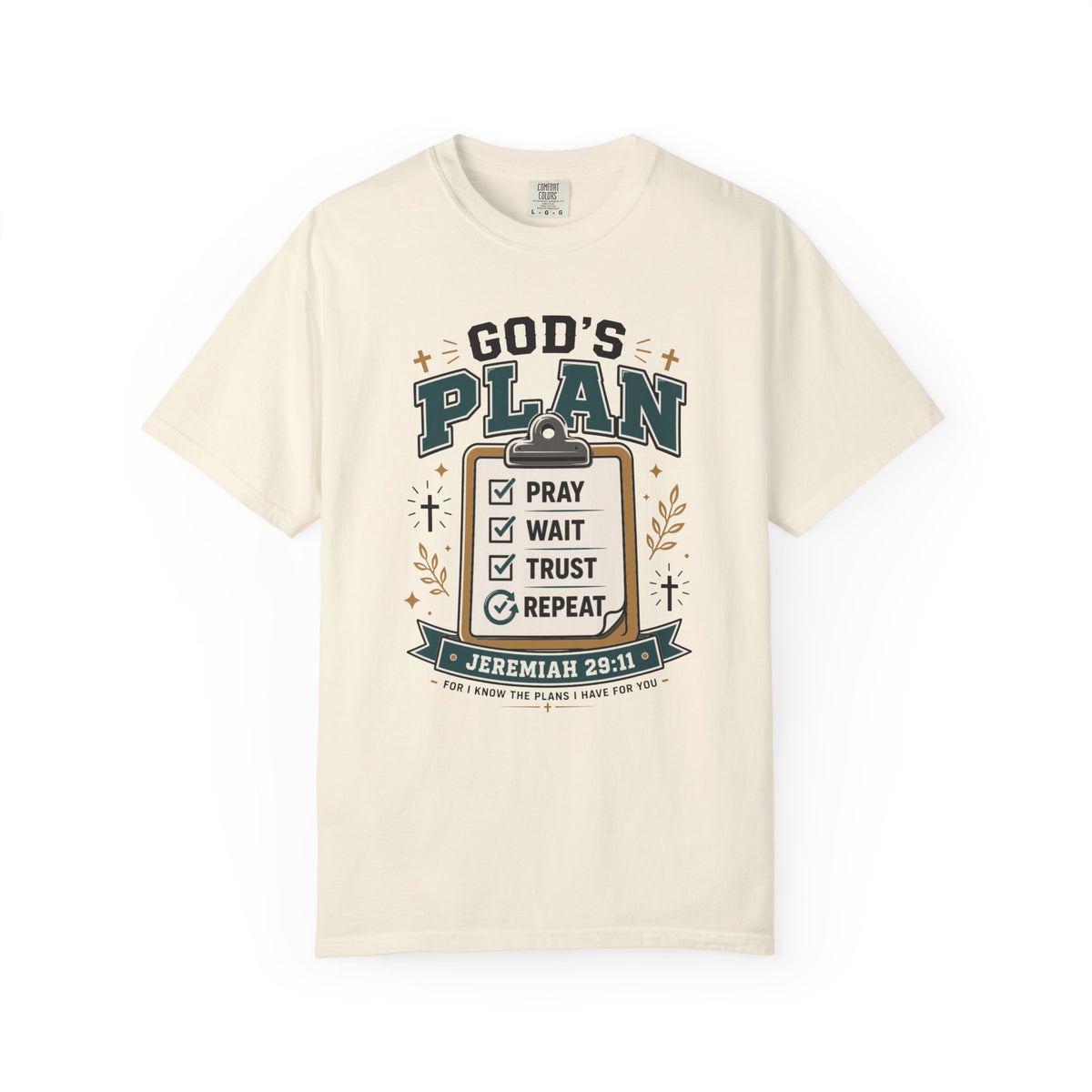 God's Plan Checklist I Christian T shirt