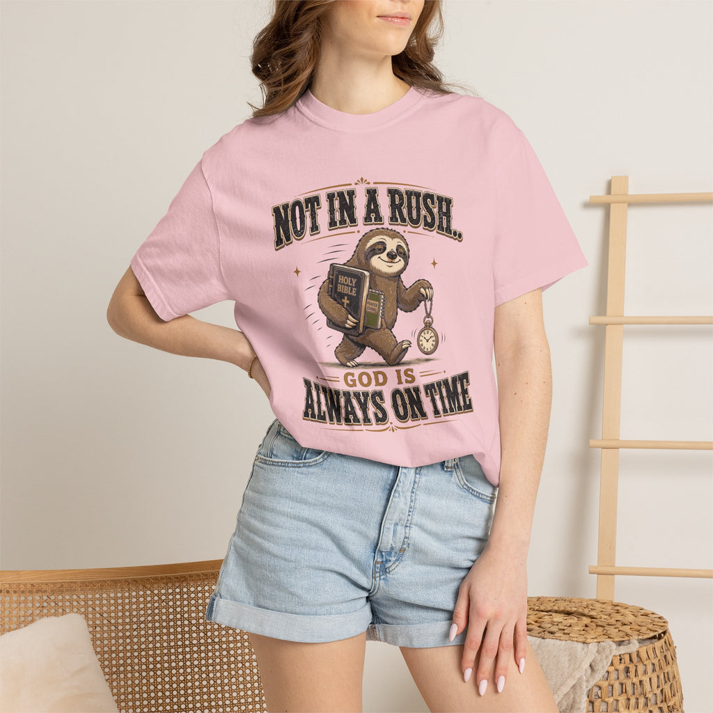Sloth Timing - Christian Humour Tee